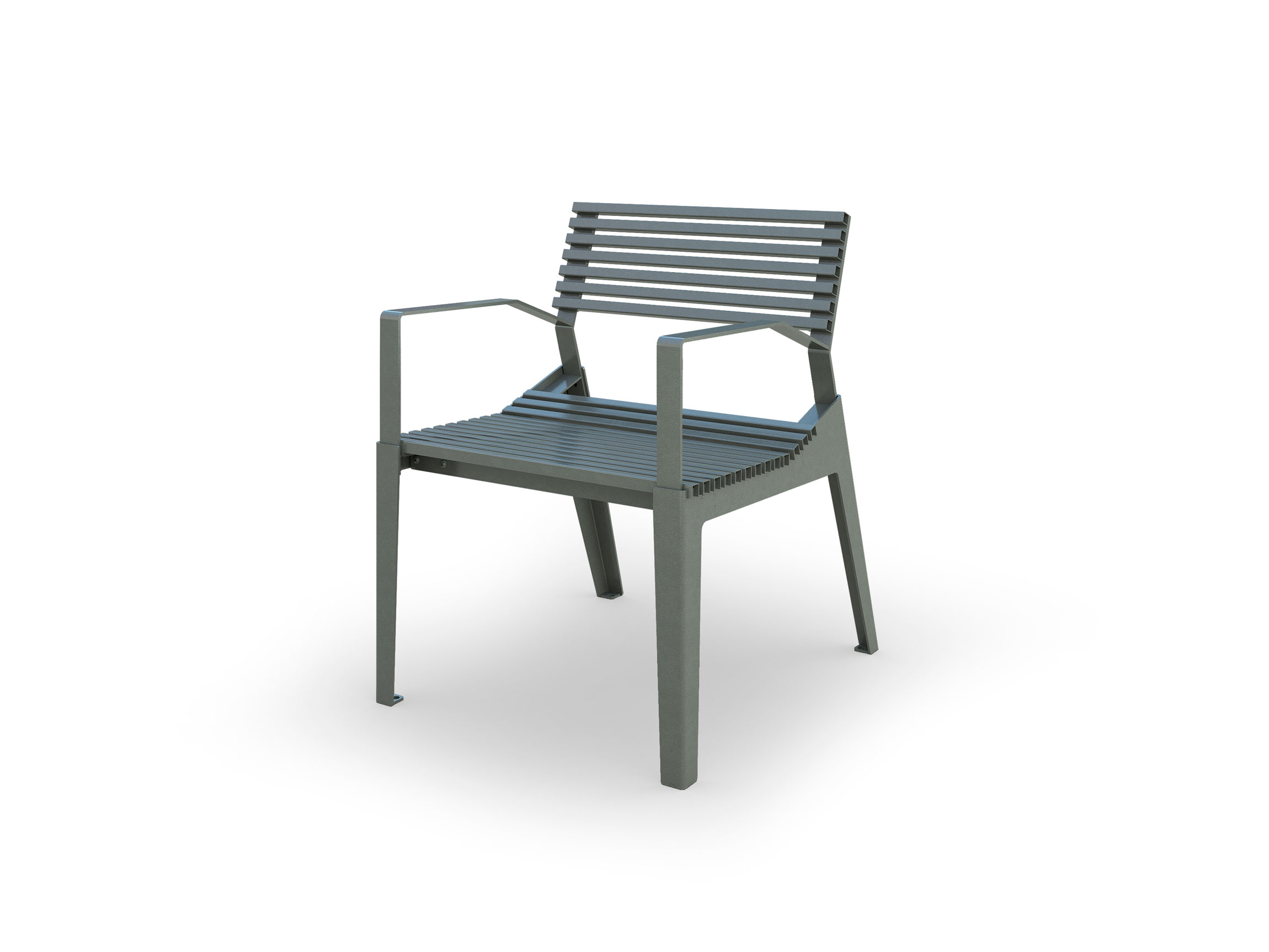 Кресло «Авеню» с подлокотниками металлическое